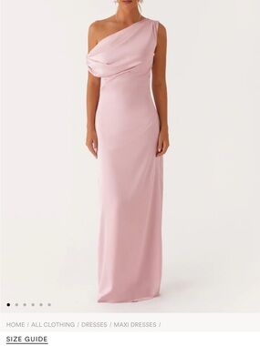 Peppermayo heart of glass satin maxi dress